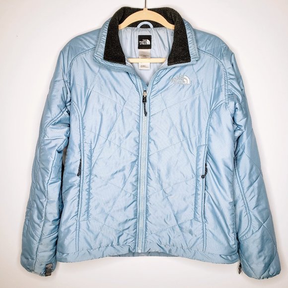 The North Face Jackets & Blazers - The North Face Quilted Light Blue Puffer M